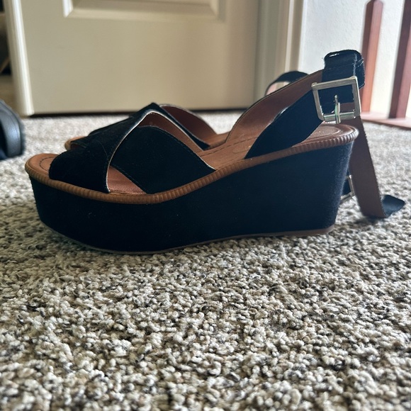 Christian Di Riccio platform suede sandals. 8.5 or 39 UK.  Almost new - Picture 5 of 8